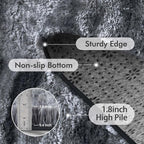 8x10 Ft Extra Large Shag Rugs for Living Room, Tie Dyed Ultra Soft Fluffy Furry - Image 5