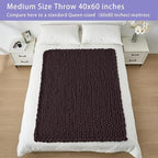Bigacogo Chunky Knit Throw Blanket - Image 6
