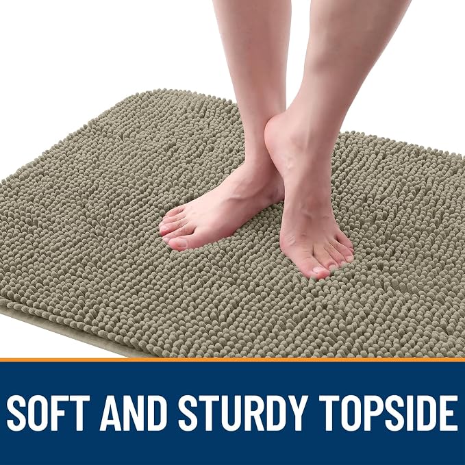 OLANLY Dog Door Mat for Muddy Paws 35x24, Absorbs Moisture and Dirt, Absorbent - Image 4