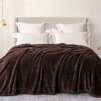 Exclusivo Mezcla Plush Fuzzy Fleece Bed Blanket Twin Size, Super Soft, Fluffy by ExclusivoMezcla