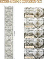 Hallway Runner Rug 2x12, Extra Long Washable Runner Rugs - Image 2