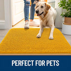 OLANLY Dog Door Mat for Muddy Paws 45x27, Absorbs Moisture and Dirt, Absorbent - Image 6