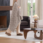 UGG Adalee Faux Fur Throw Blanket, Luxury Cozy Fluffy Blanket - Image 4