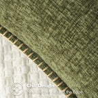 MIULEE Pack of 2 Couch Throw Pillow Covers 20x20 Inch Olive Green Farmhouse - Image 2