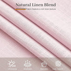 Light Pink Pinch Pleated 84 Inch Curtains - Image 7