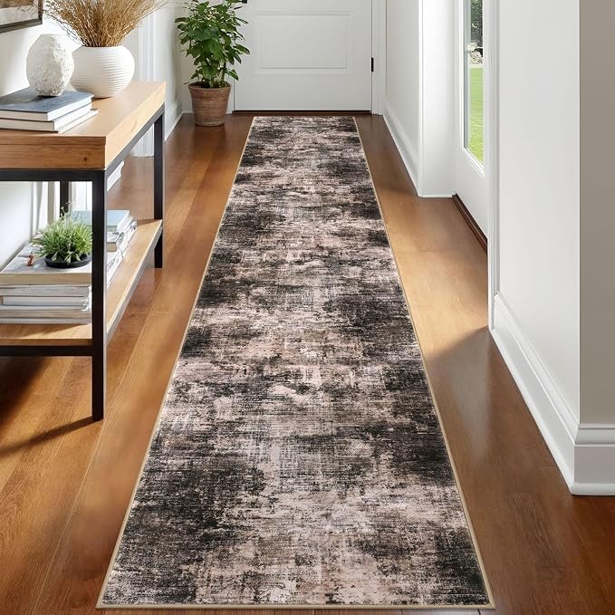 IOHOUZE Abstract Runner Rug 2x12 Ft Washable Runners by iOhouze