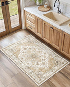 AMADA HOMEFURNISHING 2x3 Washable Area Rug, Low-Profile Entryway Rug - Image 7