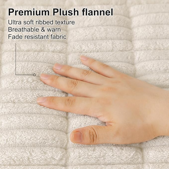 Smiry Couch Cover for Dogs Washable, Non Slip Fuzzy Pet Couch Covers for 3 - Image 4