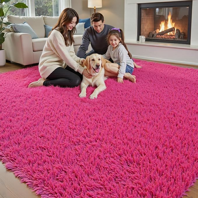 Rugs for Living Room 5x8, Alfombras para Salas Shag Large Plush Soft Area Rug - Image 7