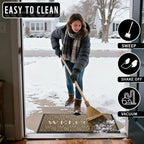 Yimobra Welcome Mat Outdoor Indoor 29.5x17, All-Weather Waterproof Outdoor Mats - Image 7