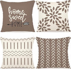 YCOLL Pillow Covers 20x20 Set of 4, Modern Sofa Throw Pillow Cover, Decorative by PillowCoversExpert