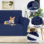 ZNSAYOTX Super Stretch Loveseat Covers, New Striped Love Seat Slipcover - Image 4