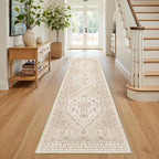 Kitchen Runner Rug Non Slip Washable 2.5x8, Soft Low Pile Entryway Rug Runners - Image 3