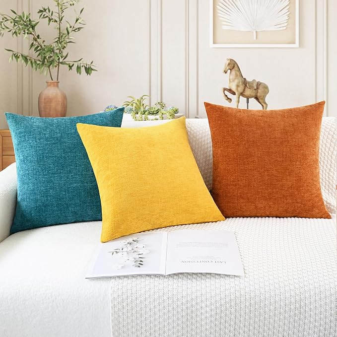 CaliTime Fall Throw Pillow Covers Decorative 16 X 26 Inches Pack of 2 Cozy - Image 5