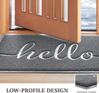 BeneathYourFeet Door Mat Welcome Mat Low Profile Front Doormat Indoor Outdoor - Image 4