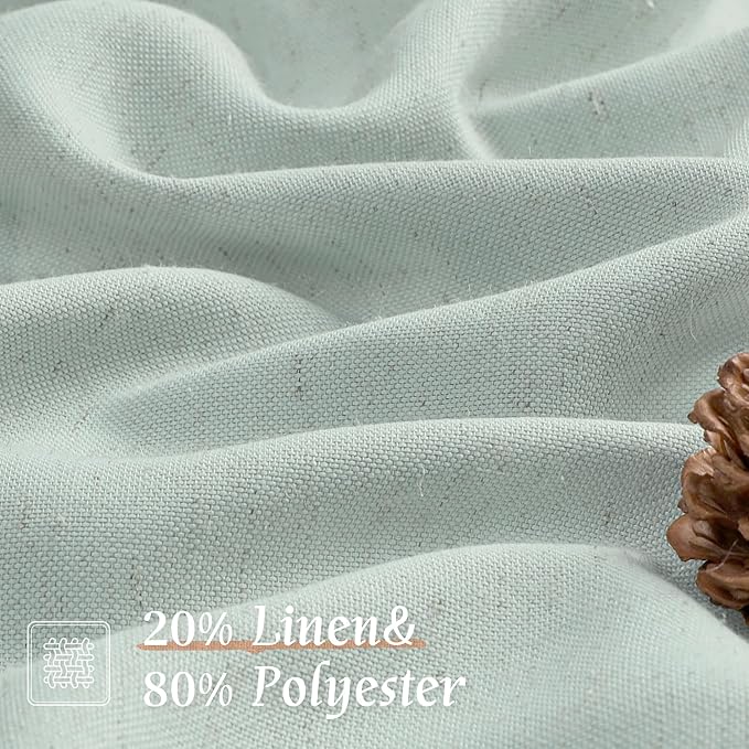 LAMIT Linen Sheer Curtains 84 inch - Image 2