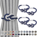 NICEEC 4 Pack Mini Magnetic Curtain Tiebacks Nordic Simple Style Drape Tie by NICEEC