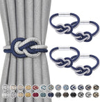NICEEC 4 Pack Mini Magnetic Curtain Tiebacks Nordic Simple Style Drape Tie by NICEEC