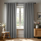 Deconovo Blackout Curtains, Thermal Insulated, W42 x L84 2 Panels, Back Tab by Deconovo