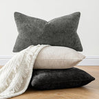 MIULEE Pack of 2 Couch Throw Pillow Covers 18x18 Inch Neutral Beige Modern Boho - Image 4
