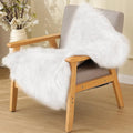 ORINOVA White Faux Sheepskin Shag Fur Rug Washable Area Rugs by ORINOVA
