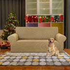 KEKUOU Stretch Loveseat Sofa Cover Slipcover, Couch Covers - Image 2