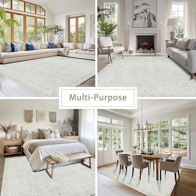 Washable Rugs 8x10 Area Rugs for Living Room, Dining Room- Large Ultra Soft - Image 5