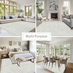 Washable Rugs 6x9 Area Rugs for Living Room, Large Carpets, Ultra Soft Faux - Image 5