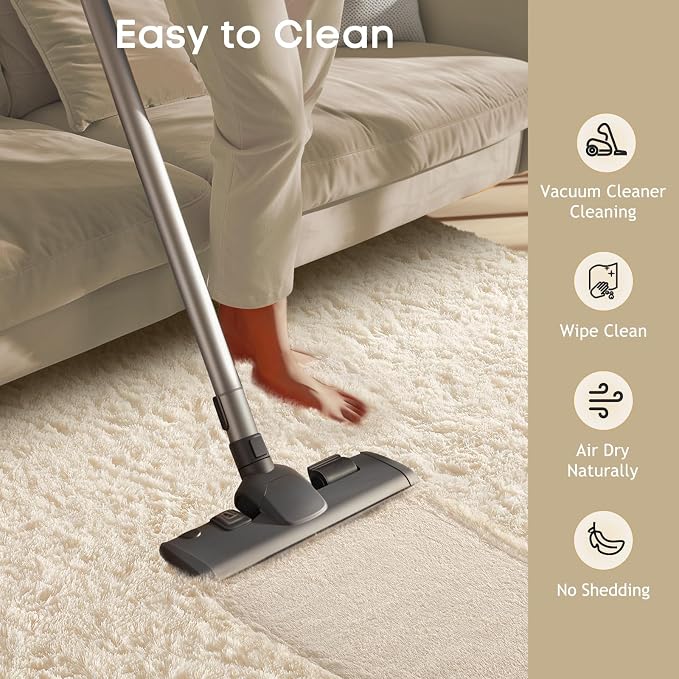 Ophanie Rugs for Living Room, Upgrade Non-Slip Fluffy Soft 5x8 Area Rug - Image 7