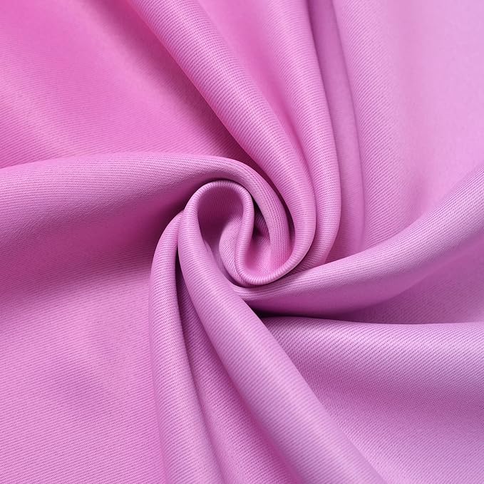 Yakamok Pink and Purple Blackout Curtains, Ombre Full Room Darkening Window - Image 7