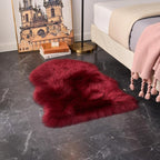 EasyJoy Ultra Soft Fluffy Shaggy Area Rug Faux Fur Rug Chair Cover Seat Pad - Image 3