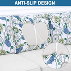 Smiry Printed Couch Cushion Covers, Stretch Soft Couch Covers - Image 4