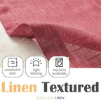 jinchan Linen Farmhouse Valances - Image 8
