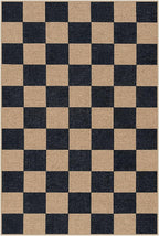 Lahome Colette Checkered Easy Jute 2x3 Rug, Small Entryway Rug Non Slip Kitchen - Image 8