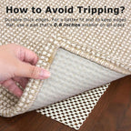 KOZYFLY Washable Area Rug 5x7 ft Rubber Backed Non Slip Rugs - Image 5