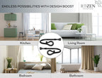 RTZEN Decorative Metal Curtain Tiebacks - Image 3
