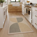 Lahome Enfys Rainbow Front Door Mat, Farmhouse Neutral Non Slip Non Shedding - Image 6