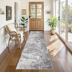 UERMEI 2X8 Washable Runner Rug for Hallway: Soft Neutral Modern Abstract Area - Image 7