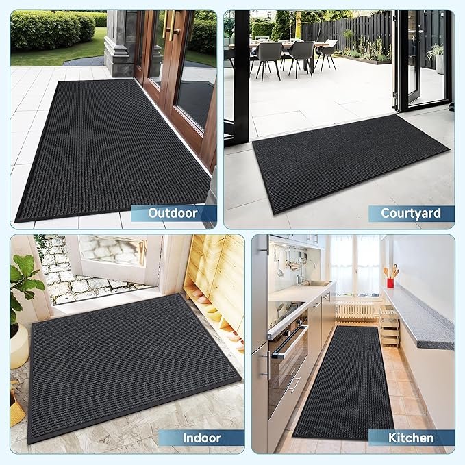 Extra Large Front Door Mat, 3 x 4 Feet Indoor Outdoor Entrance Mat, Heavy Duty - Image 4