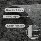 8x10 Ft Extra Large Shag Rugs for Living Room, Ultra Soft Fluffy Furry Area - Image 5