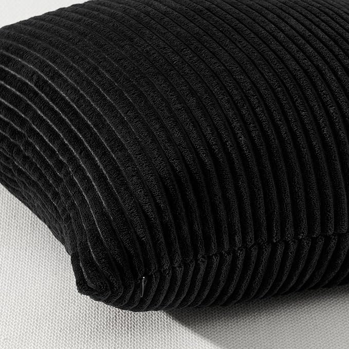Topfinel Decorative Black Throw Pillow Covers Cushion Cases, Pillow Inserts Not - Image 3