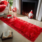 AMTOVO Faux Fur Rug, 2 x 6 ft Runner Area Rugs - Image 2