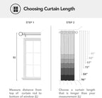 Deconovo Blackout Curtains Thermal Insulated Palm Fan Foil Print Grommet Room - Image 8