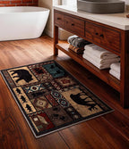 YIHOUSE Washable Entryway Rug, 2x3 Rustic Cabin Area Rug, Non-Slip Indoor Door - Image 7