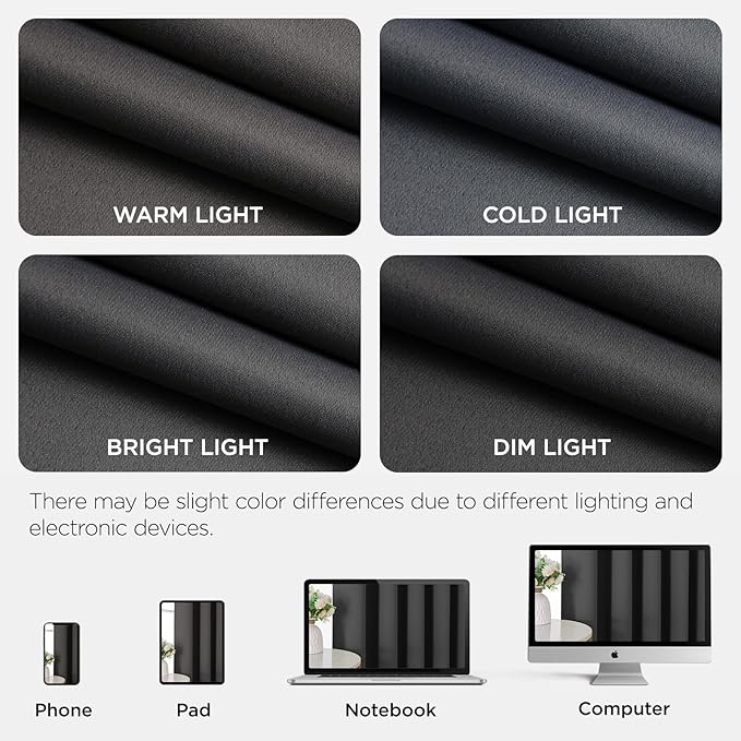 Joydeco Blackout Door Curtain for Doorway Privacy 78 Inches Long, Grommet - Image 8