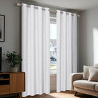Deconovo White Curtains, Room Darkening Living Room Curtain, Thermal Insulated - Image 7