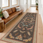 Hazo Haus 2'6"x8' 8ft Long Hallway Runner Rug, Stain Resistant Non-Slip Kitchen by HazoHaus