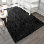 Ophanie 6x9 Black Rugs for Living Room, LargeFluffy Shag Fuzzy Plush Soft - Image 6
