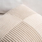 Fancy Homi 2 Packs Tan Decorative Throw Pillow Covers 22x22 Inch - Image 3