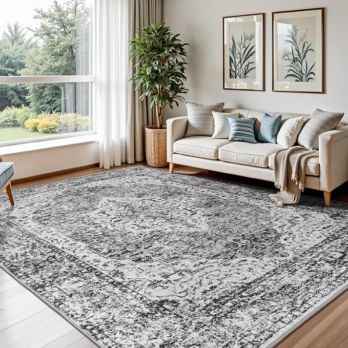 Lofus 5x7 Area Rugs for Living Room, Washable Area Rug, Rugs for Bedroom by Lofus